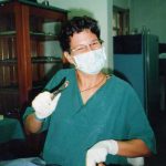 1999Julia Gretzer bei einem Entwicklungshilfeprojekt in Recife, Brasilien